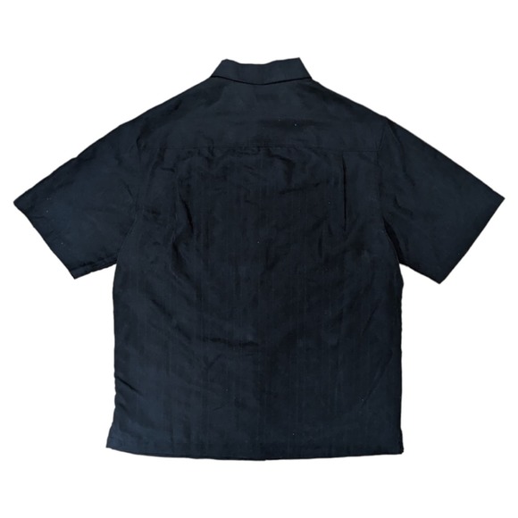 Paradise Collection Modal blend button down tropical short sleeve shirt - Picture 2 of 5